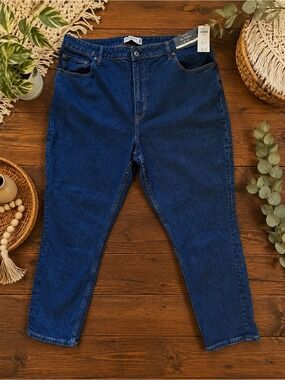 Abercrombie & Fitch Curve Love High Rise Skinny Jeans Womens 16/33 Short